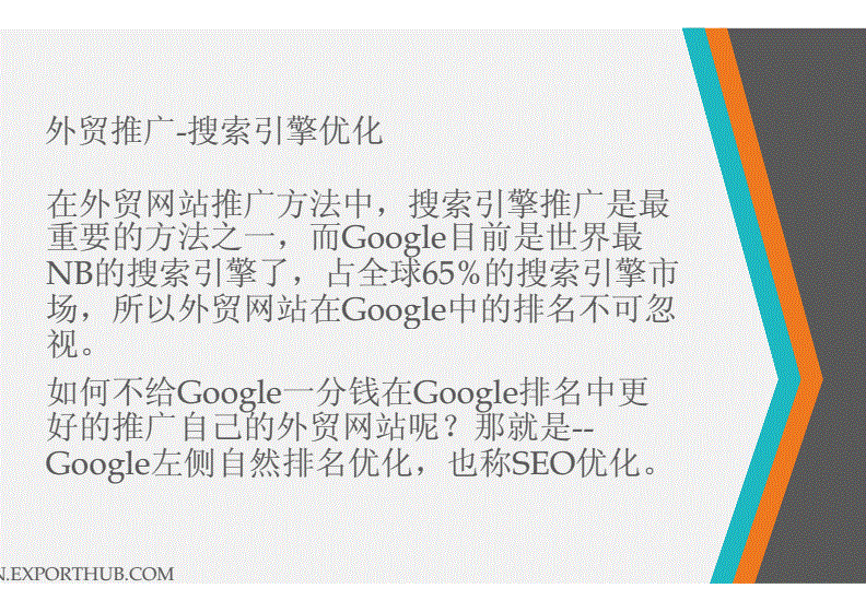 外贸企业站如何做谷歌seo推广?_外贸seo网络推广公司_外贸建站+seo推广+信用卡通道